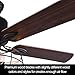 52 Inch Retro Industrial Ceiling Fan with Light 5 Wood Reversible Blade Chandelier Fan Remote Control Iron Cage Pendant Light Fan for Living Room(Bronze + Black)