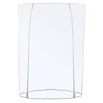 Transparente Abdeckhaube für Konfektionsständer - Doppel-Reißverschluss Länge 120/150/180cm (120cm)