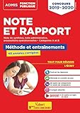 Note et rapport - Méthode et entraînements - 40 annales corrigées (Admis fonction pub entraine) (French Edition) by FABIENNE GENINASCA