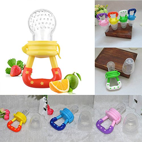 Da.Wa Baby Bite Feeding Pacifier Baby Food Feeder Pacifier Teether Nipple Bottles Nipple Teat for Fruits and Vegetable