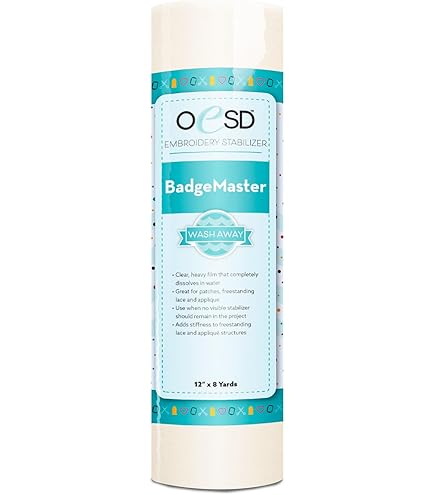 Amazon.com: OESD AquaMesh Wash Away Water Soluble Embroidery