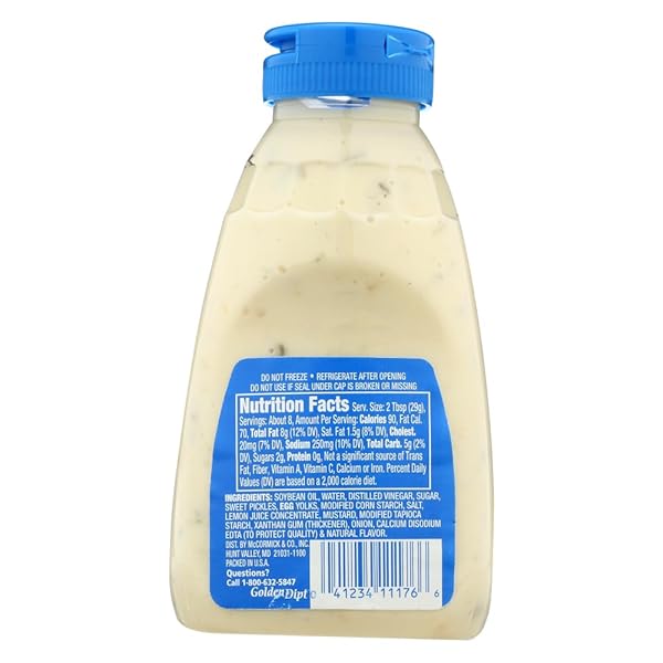 MCCORMICK GOLDEN DIPT TARTAR SAUCE ORIGINAL (PACK OF 3)
