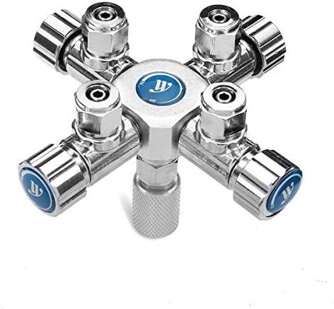 WYIN W02-04 Multiple CO2 Regulator Connector 1 To 4 Multi-way