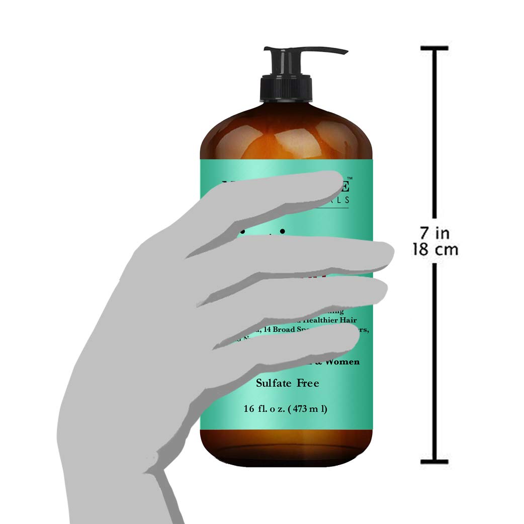 Majestic Pure Biotin Hair Shampoo - Hair Loss Shampoo for Thicker Hair - Infused with Vitamins, Nourishing and Volumizing, DHT Blockers, for Men & Women - 16 fl oz: Beauty