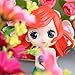 Cute Big Eyes Mermaid Doll Cake Toppers Birthday Cake Decoration Wedding Party Supplies(gold base)