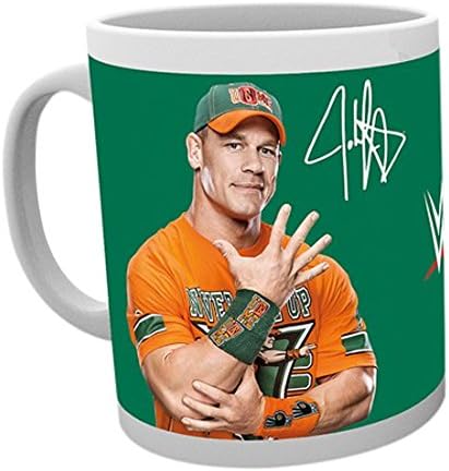 GB eye, WWE, John Cena, Mug, Wood, Various, 15x10x9 cm