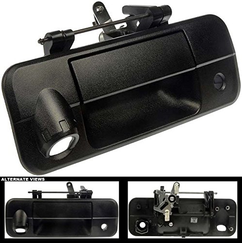 APDTY 92325 Tailgate Handle Black Fits 2007-2013 Toyota Tundra w/Backup Camera (Replaces 69090-0C051, 690900C051)