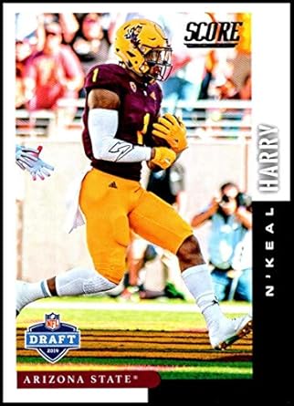 Amazoncom 2019 Score Nfl Draft 6 Nkeal Harry Arizona