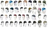 Camouflage, Solid Color, Army, Navy, Military & USMC Headwraps - All Colors