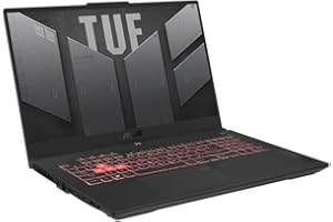 ASUS TUF Gaming A17 (2023) Gaming Laptop, 17.3” FHD 144Hz Display, GeForce RTX 4050, AMD Ryzen 9 7940HS, 16GB DDR5, 1TB PCIe 4.0 SSD, Wi-Fi 6, Windows 11, FA707XU-EH94