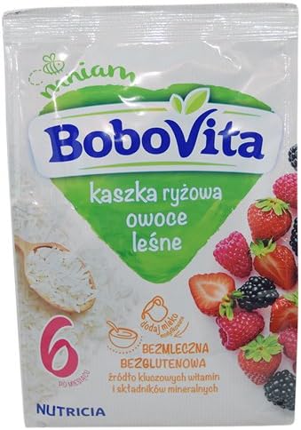 Bobovita Rice Gruel with Forest Fruits for Babies (180g/6.3oz)