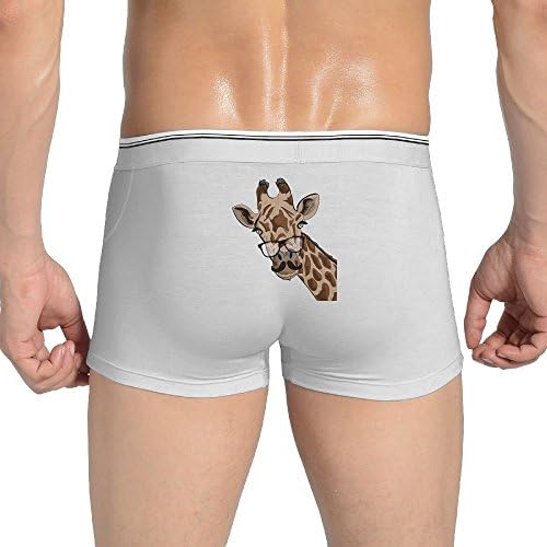 Men'sgiraffe Hipsters Hipsters Boyshorts Hipster Lingerie White XL