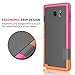 Galaxy Note 5 Case, TILL(TM) Ultra Slim 3 Color Hybrid Impact Anti-Slip Shockproof Soft TPU Hard PC Bumper Extra Front Raised Lip Case Cover for Samsung Galaxy Note 5 V SM-N920 [Gray]