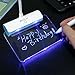 Desk Lamp,Walkas Lamp with Message Board Rechargeable LED Reading Lamp Touch Sensor-Blue