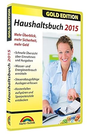 Haushaltsbuch 2015, 1 CD-ROM Mehr Überblick, mehr Sicherheit, mehr Geld. Schnelle Übersicht über Einnahmen und Ausgaben. Wass