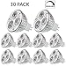 Sunco Lighting (10 Pack) 6W LED MR16 Bulb, Dimmable, 375 Lumens, 3000K Warm White, 45 Degree Beam Angle, GU5.3, Landscape, Track Lighting, Reccesed, 50Watt Halogen Equivalent, Super Bright