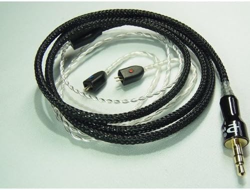 Effect Audio Studio "Pearl V2" Palics Black&Clear Sennheiser Upgrade Replacement Cable for IE80 IE8
