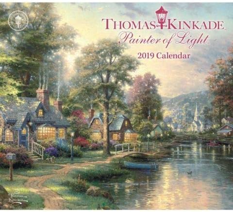 2019 Thomas Kinkade Painter of Light WALL CALENDAR