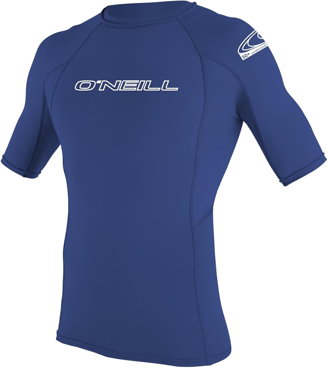 O'Neill Men's Basic Skins UPF 50+ Short Sleeve Rash Guard: Clothing