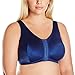 Leading Lady Women's Plus-Size Leisure Front Closure Extra Comfort Bras, Sapphire, 52DDFG