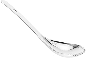 UTHCLO Stainless Steel Pumpkin Scoop with Serrated Edge Non-Slip Handle Manual Core Remover and Fruit