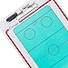 Champion Sports Large Dry Erase Board for Coaching - Whiteboards for Strategizing, Techniques, Plays - 2-Sided Boards with Clip, Multi-Sport