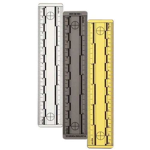 Armor Forensics 6-Inch Yellow Ruler, Pack of