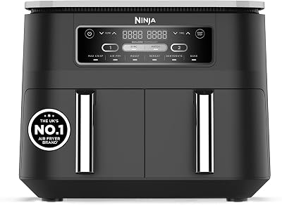Ninja Foodi Dual Zone Digital Air Fryer 7.6L 2 Drawers 6-in-1 AF300UK