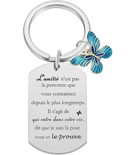Figurine AUKEST 'You're The Sister I Got To Choose' – Statue Amitié Femme Peinte à La Main – Bleu/gris 14,5 Cm