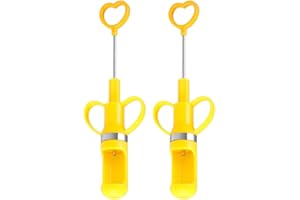 SHINYPASING 2Pcs Stainless Steel Cherry Pitter and Red Date Core Remover Fruit Pit Removal Tool for Home Kitchen