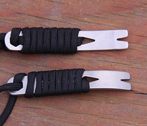 2pcs Portable Hot EDC Gear Crank Crowbar Pry Bar Keychain Survival Scraper Multi Tool