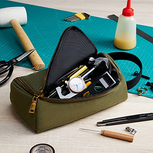 KALIDI Canvas Tool Bag Zipper Pouch Multi Tool Organizer for Pliers