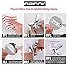 GRICOL Robe Towel Coat Hooks Adhesive Wall Hanger,Stainless Steel Door Hook for Bathroom Kitchen,Sliver