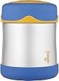 THERMOS FOOGO Vacuum Insulated Stainless Steel 10-Ounce Food Jar, Blue/Yellow