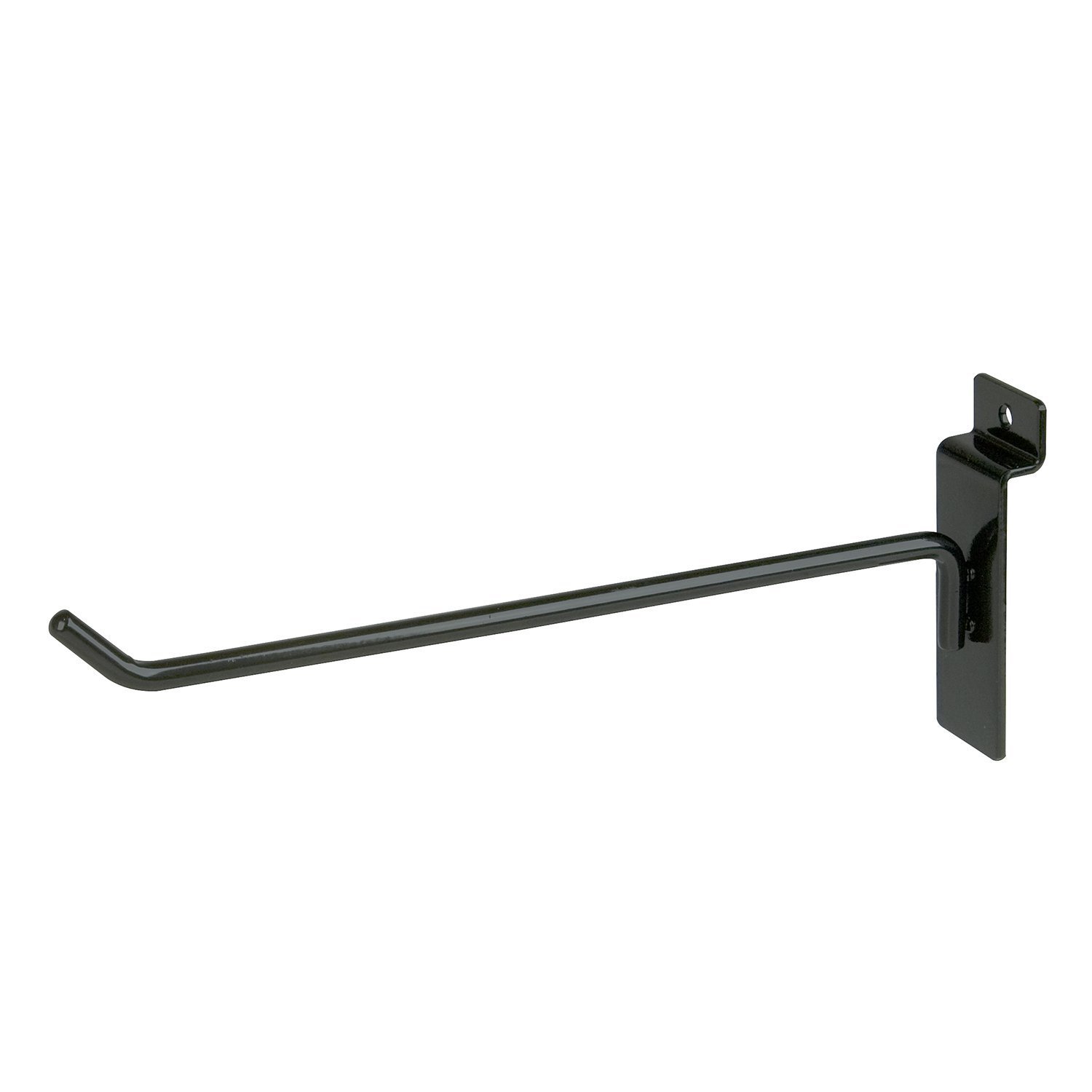 Econoco8” Slatwall Deluxe Hooks, Slatwall Hooks, Display Hooks for Panel, Black (Pack of 96)