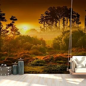 Wall Mural Forest Removable Wallpaper Wall Sticker for Bedroom Living Room - 66x96 inches