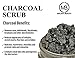 Activated Charcoal Scrub 10 oz. - For Deep Cleansing & Exfoliation - Pore Minimizer & Reduces Wrinkles, Acne Scars, Blackhead Remover & Anti Cellulite Treatment - Great Body Scrub & Facial Cleanser
