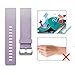 Fitbit Blaze Bands, SKYLET 2 Pack Silicone Replacement Accessories Wristband with Steel Frame for Fitbit Blaze Smart Watch Bands (No Tracker) (2PC: Light Purple&Teal+2 Frames)