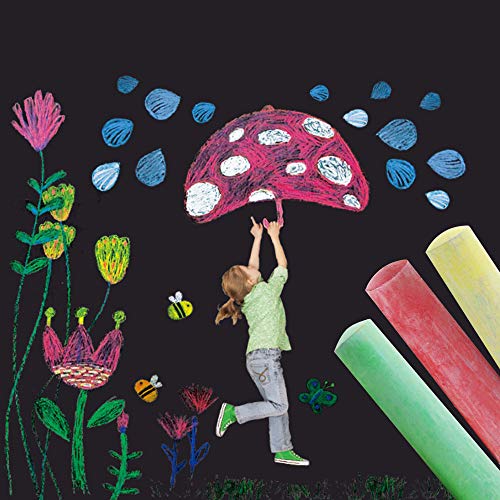 Faxco 20 Pieces Colorful Chalks, Thick Washable Sidewalk Chalk, Tapered Conical Colorful Chalks, Multi-Color Street Chalks - Thumbnail 4