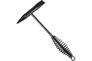 BAMBOO'S GROCERY LOKII Welding Chipping Hammer with Coil Spring Handle, Cone and Vertical Chisel Welding Chipping Hammer (Hammer)