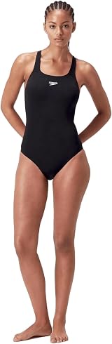 Speedo Women's Eco Endurance+ Medalist Swimsuit Black