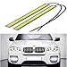 RioRand 2 pcs 6W 6000K Waterproof Aluminum High Power Xenon Slim LED Light Daytime Running Light SUV Sedan Coupe Vehicle Lamp (Silver white)