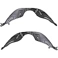 TRQ Front Inner Fender Liner Set Compatible with 2013-2018 Lexus ES300h ES350 LX1248119 LX1249119