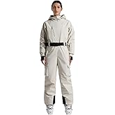 GSOU SNOW Womens Ski Suit One Piece Snow Suit Asymmetric Design Utility Jumpsuit Jacket Waterproof Insulated for Snow Sports
