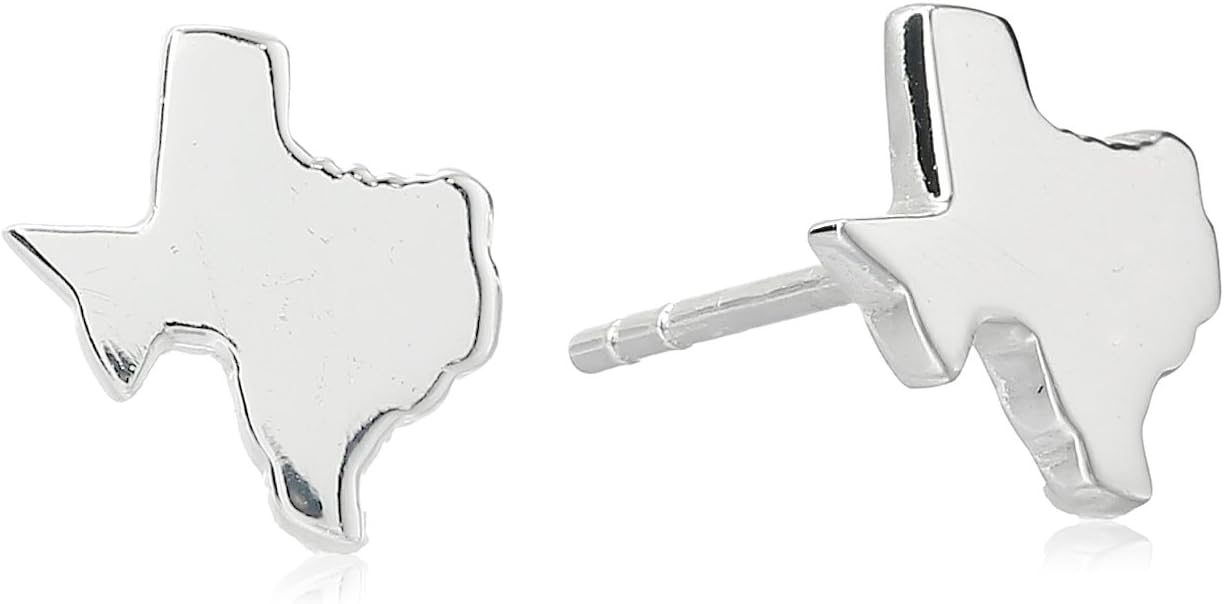 Sterling Silver Texas Post Stud Earrings