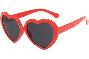 FOURCHEN Retro Vintage Narrow Cat Eye Sunglasses for kids heart shaped sunglasses