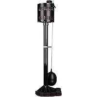 Red Lion RLSP33PED 115 Volt, 1/3 HP, 3300 GPH Thermoplastic Pedestal Pump with 8-Ft. Cord, Black, 14942052
