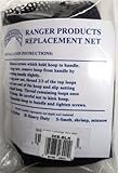 Ranger Replacement Net; Fits Hoop to 20"; 3/16 x 1/4" Black Mesh; Smelt, Minnow, and Shrimp; #30S-BLK