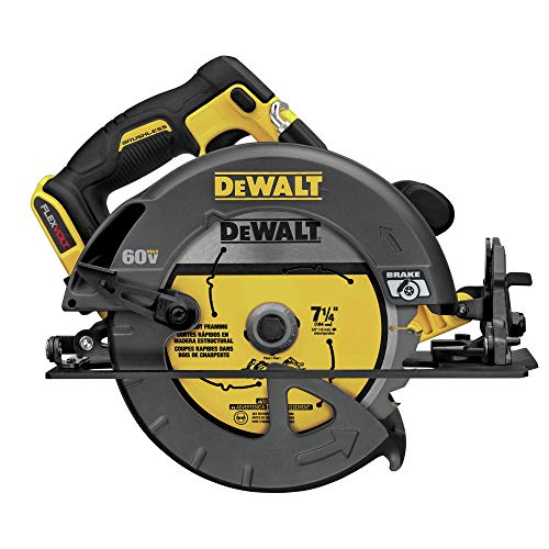 DEWALT DCS575B FLEXVOLT 60V MAX Lithium-Ion Brushless 7 1/4" Circular Saw (Bare Tool)