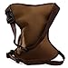 ELEGIANT New Men Multi-Purpose Racing Drop Leg Bag Motorcycle Outdoor Bike Cycling Thigh Tactical Bag Brown